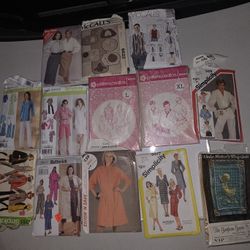 13 Misc. sewing patterns