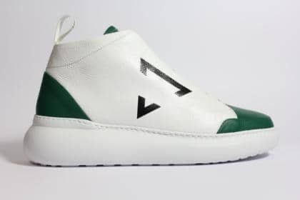 APPLE GARDEN GREEN FASHION MADE IN ITALY SNEAKERS