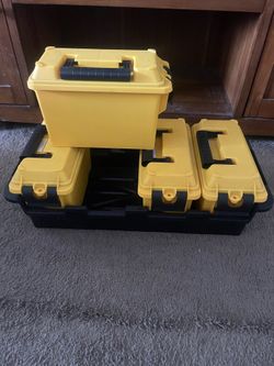 4 Heavy Duty Containers