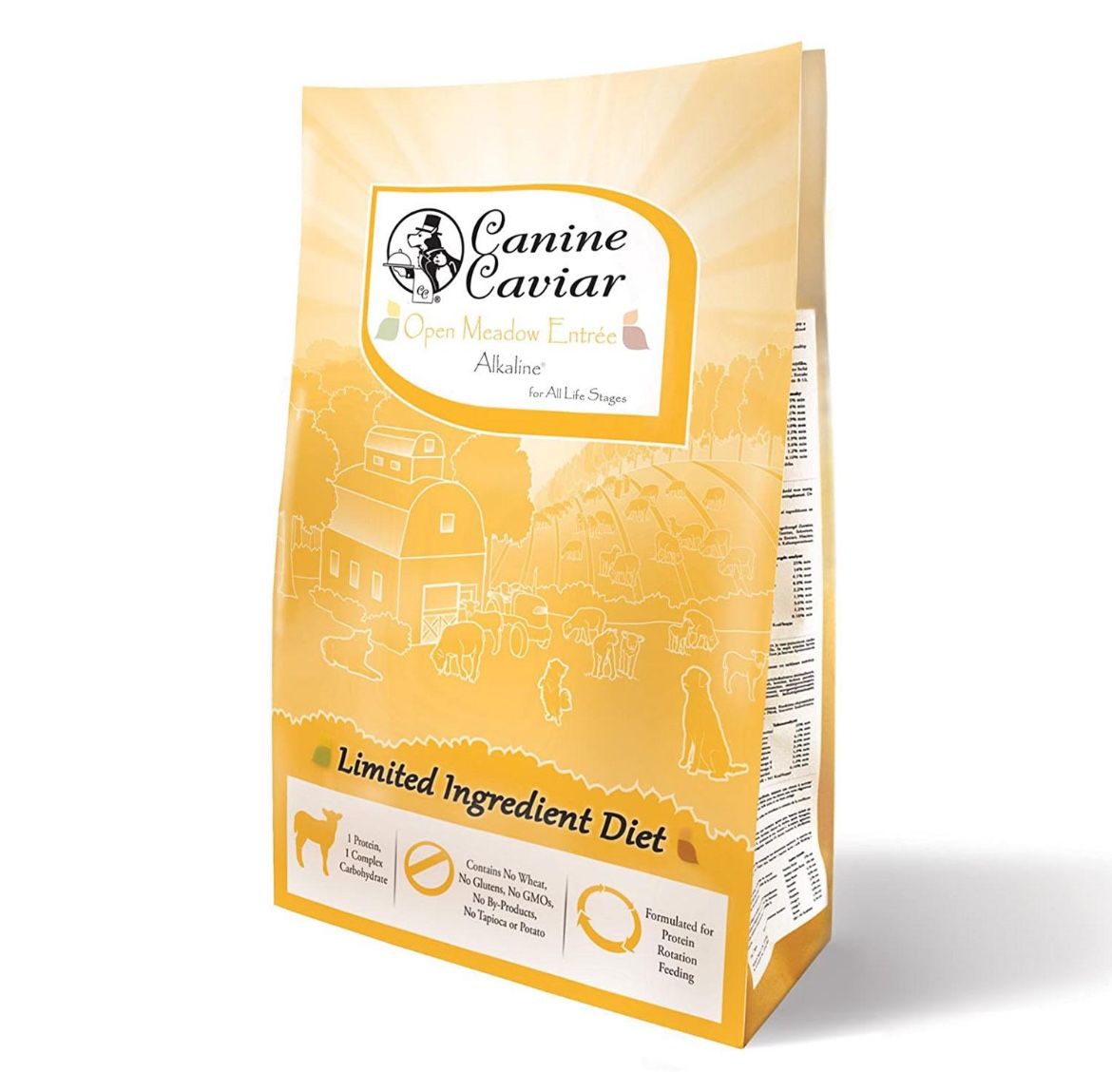 Unopened 4.4 lb Canine Caviar - Open Meadow with Lamb & Pearl Millet 