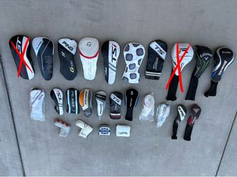 Head Cover Lot **Titleist Taylormade Callaway Ping**