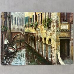 Original Painting from Venice, Italy – $299 FIRM, Size 20 x 28