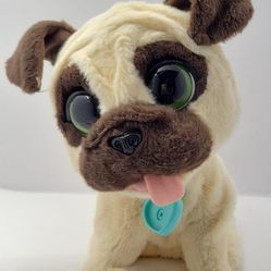 FurReal Friends JJ My Jumpin' Pug Interactive Dog Hasbro Plush Toy WORKING Tested