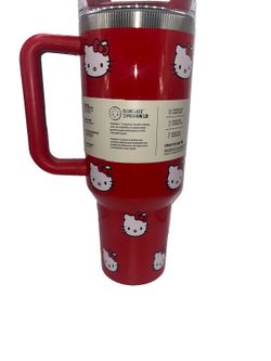 Red & White Hello Kitty Stanley 40 Oz Tumblr 