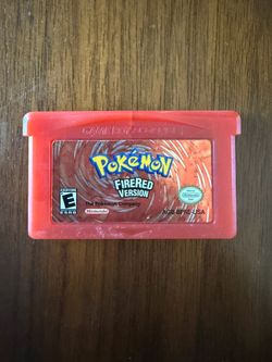Authentic Pokemon FireRed