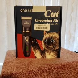 Cat grooming kit.