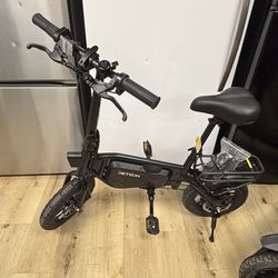 Electric bike with paddles