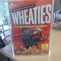 Wheaties Tiger Woods Cereal Box 2003