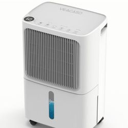 VEAGASO 2500 Sq. Ft Dehumidifier for Basement, 34 Pint Dehumidifiers For Home, Large Room, Auto Drain or Manual Drainage, Digital Control Panel, Auto 