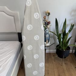 Ironing board and iron