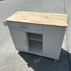 Brand New Luxury Kitchen Island Kart With Trash Carrier For $140 