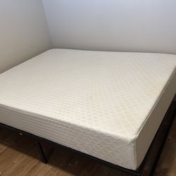 Queen mattress and frame
