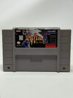 Lufia II Rise of Sentinels Super Nintendo SNES Authentic Game