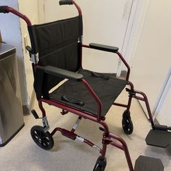Transporter Wheelchair 300 Lbs Capacity