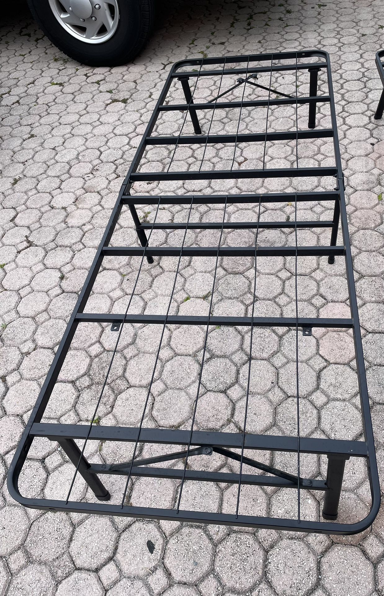 Personal Bed Frame 76”L X 27” X 14”H In Good Condition $25 Firm On Price