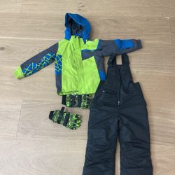 Snow Jacket, Pants And Gloves
