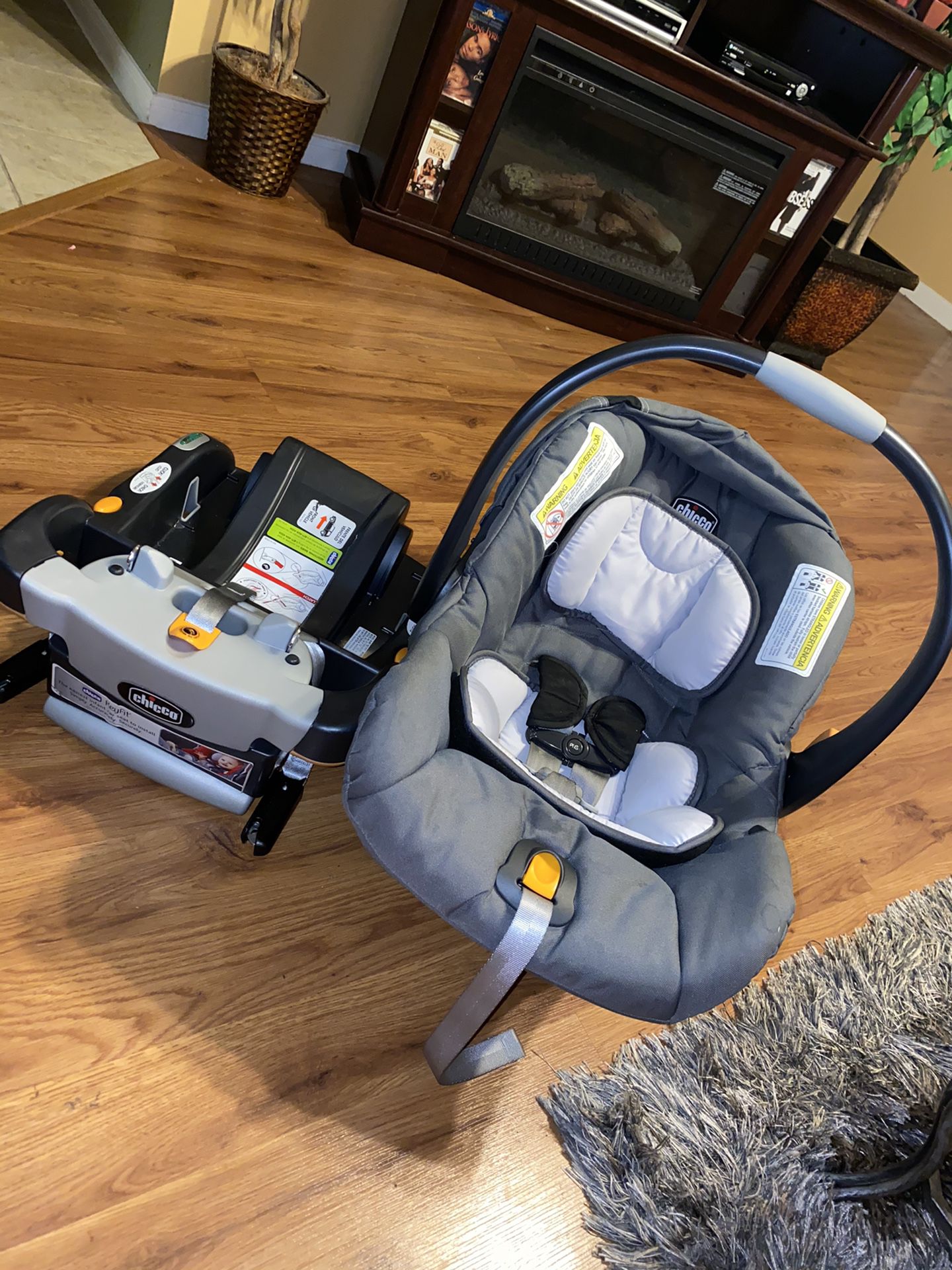 Infant car seat and booster