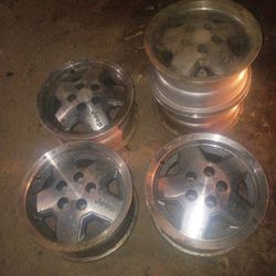 1989 Jeep Wrangler Cherokee 5 Rims