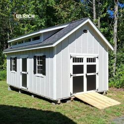 12x20 Heritage Shed with Dormers and Ramp