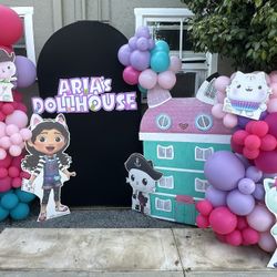 Gabby’s Dollhouse Party Props And Decoration 