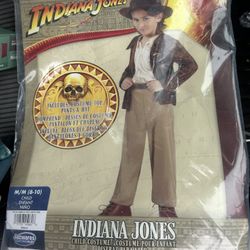 Indiana Jones Custom Size medium (8-10) Last minute costume for free