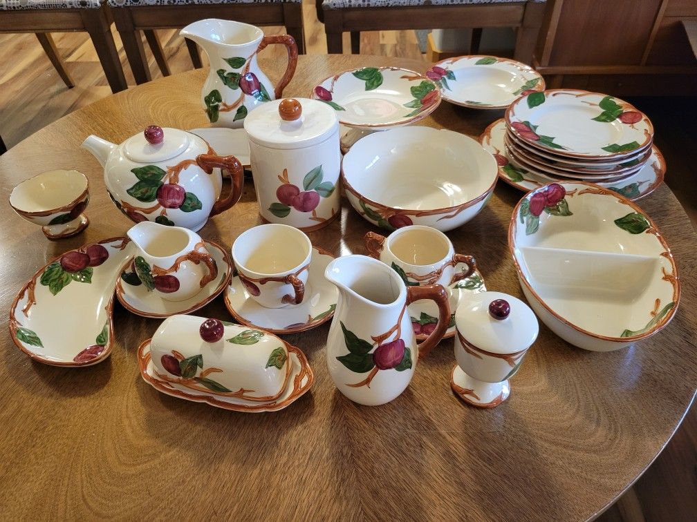 Antique Franciscan Apple Pattern Dinnerware