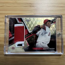 Aroldis Chapman 2019 Topps Chrome Rookie Superfractor patch Relic Jersey 1/1