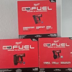 Milwaukee M18 Fuel Nailers