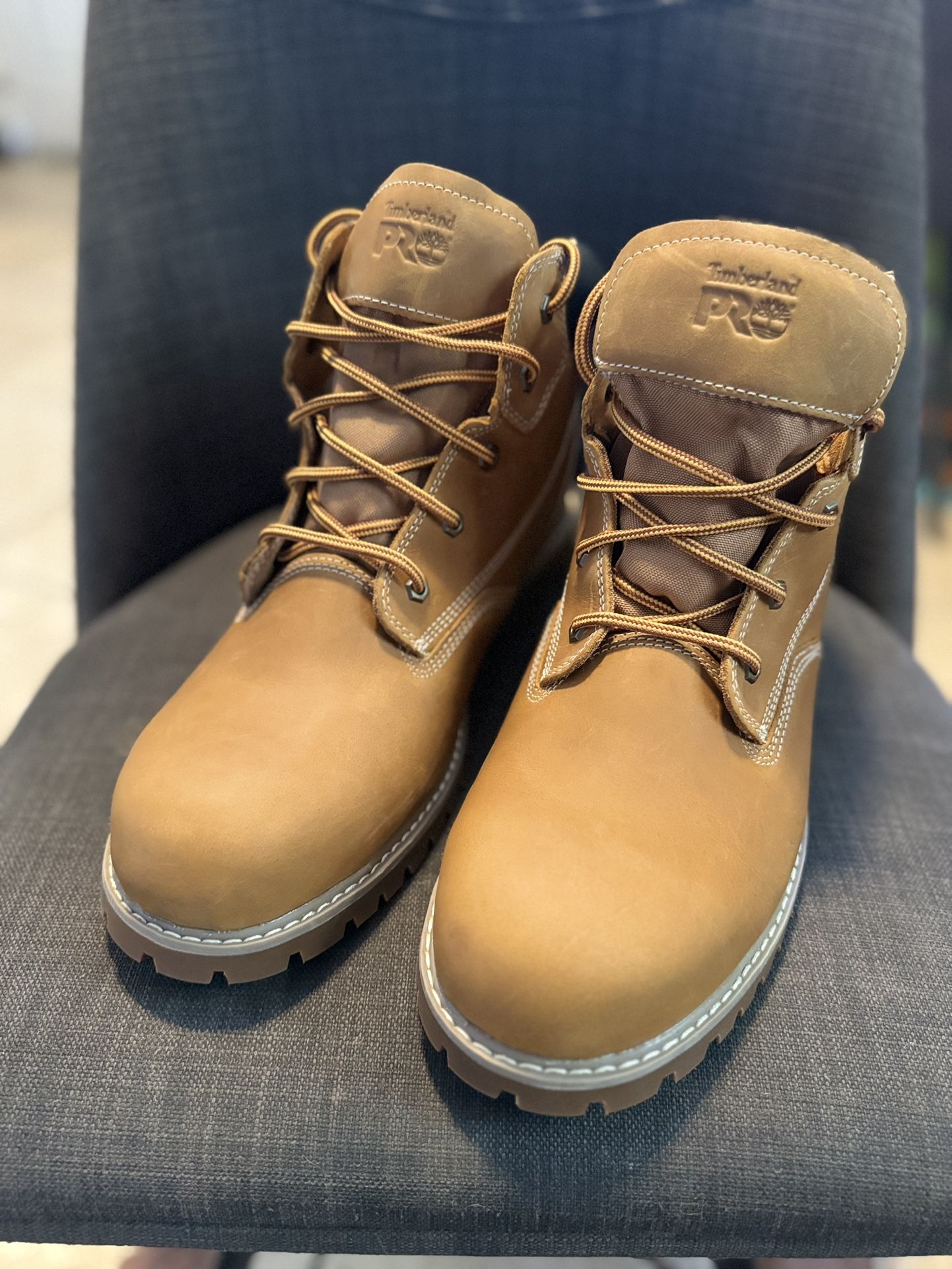 Timberlands Grill stone Steel Toe Work Shoes Size 13 Zapato De Trabajo