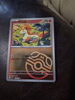 Ponyta Chinese Pokémon TCG Holo Card