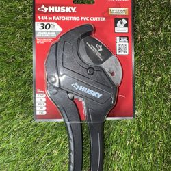 Husky 1-1/4 in. Ratcheting PVC Cutter