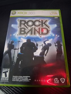 Rock Band Xbox 360 Game COMES WITH MIC