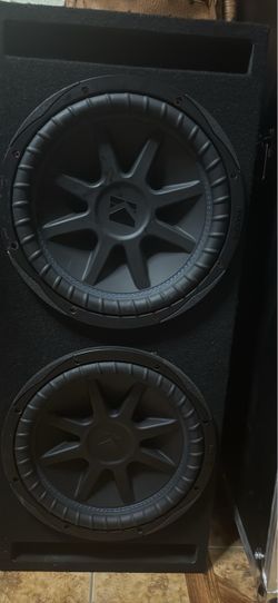 2 KICKER CVX 12inch PORTED BOX