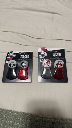 Disney mickey and minnie bag clips
