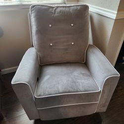 Gray Rocking Recliner 