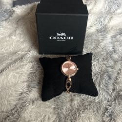 Pink Coach Watch 
