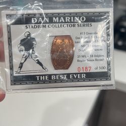 Dan Marino Collectable Stadium Coin