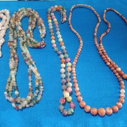 Precious Stones Beads Necklaces 