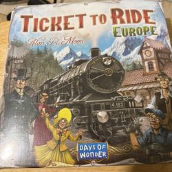 Days of wonder ticket to ride europe board game 