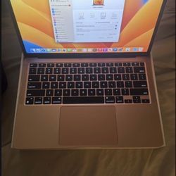 Apple MacBook Air (2020 M1 Chip) Rose Gold 6 Cycle Count Brand New Didn't Use It With Original Box 8ram 256hd 13 Inch