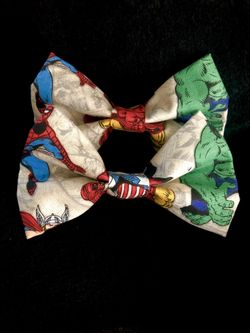 Fabric bows, super hero’s, sports and misc print