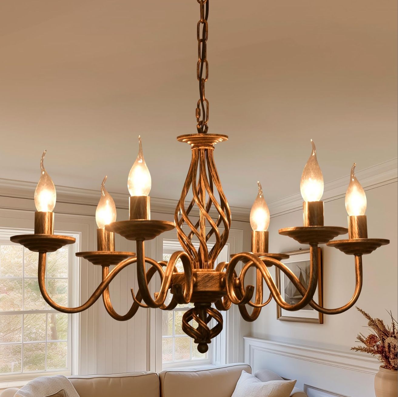 Rustic Vintage Chandelier