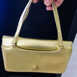 Vintage Rosart Gold Evening Purse