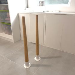 2 Bamboo Table Legs