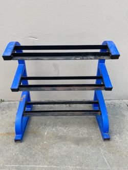 3 Tier Solid Steel Dumbbell Weight Rack…. Home Gym Fitness…. $100 Price is Firm!!!