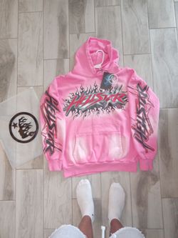 Pink hellstar hoodie