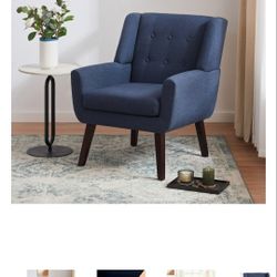 Modern Dark Blue Chair