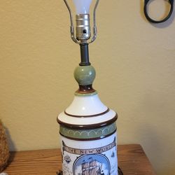 Vintage "The New World " " The Mayflower" Lamp