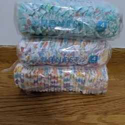 90 Honest Diapers Size 4