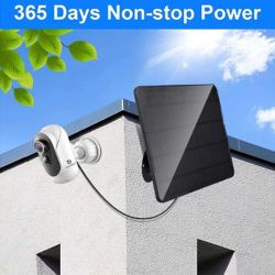 VAVA Solar Panel for Outdoor Wireless Security Camera 5V 800mA, Waterproof